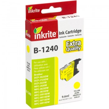 Compatible Brother LC-1240Y Yellow Inkjet Cartridge