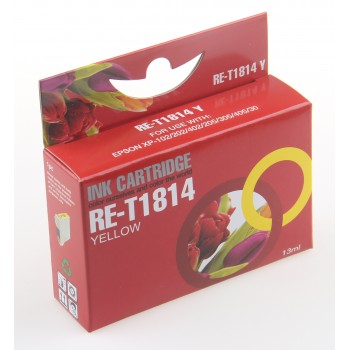 Compatible Epson 18XL Daisy (T1814) High Yield Yellow Inkjet Cartridge