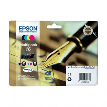 Epson Pen 16XL T1626 Full Set Genuine Ink Cartridges BCMY