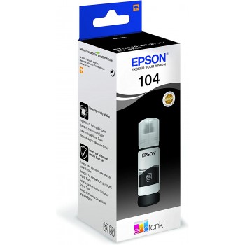 Epson 104 Black Ecotank Ink Bottle (C13T00P140)
