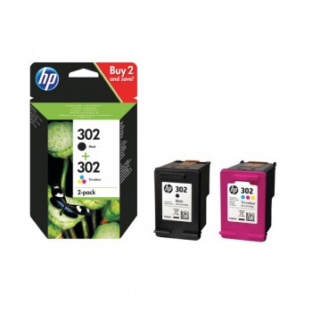 HP 302 Black & Colour Twin Pack HP 302 Black & Colour Twin Pack