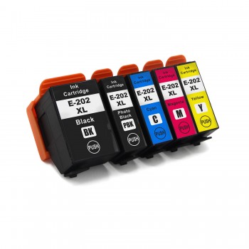 Epson 202XL Full Set High Capacity Compatible Ink Cartridges
